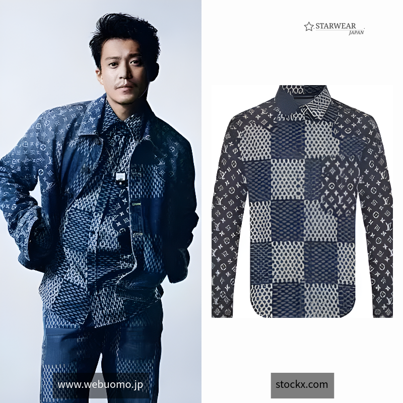 MNGM Waves Giant Damier Flannel Shirt