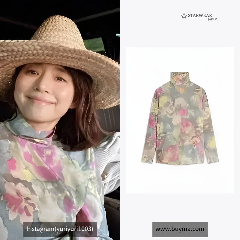 シルクブレンド フローラルシャツ