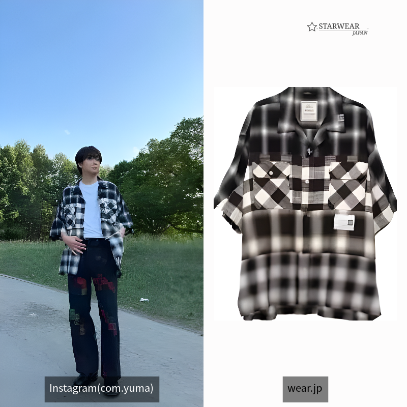 4-Cuts H/S Check Shirt