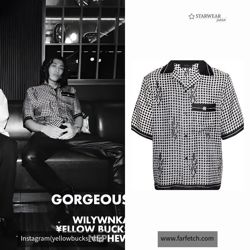 HOUNDSTOOTH BOWLING SHIRT