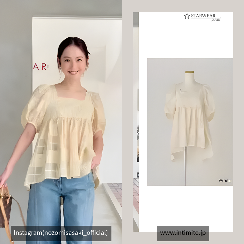 Check Volume Sleeve Tops