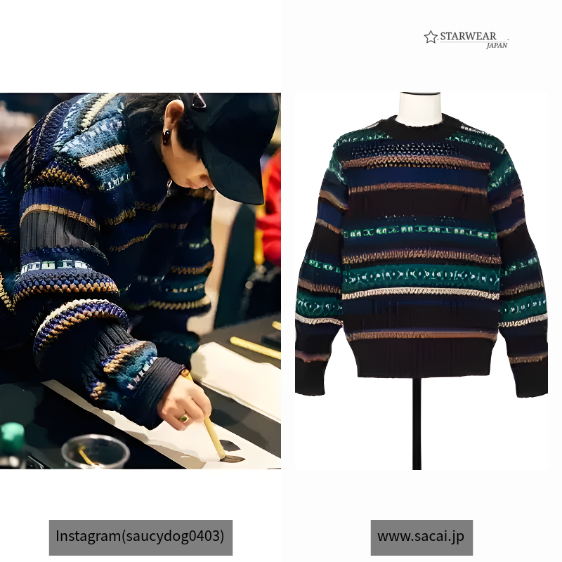 Mesh Knit Pullover