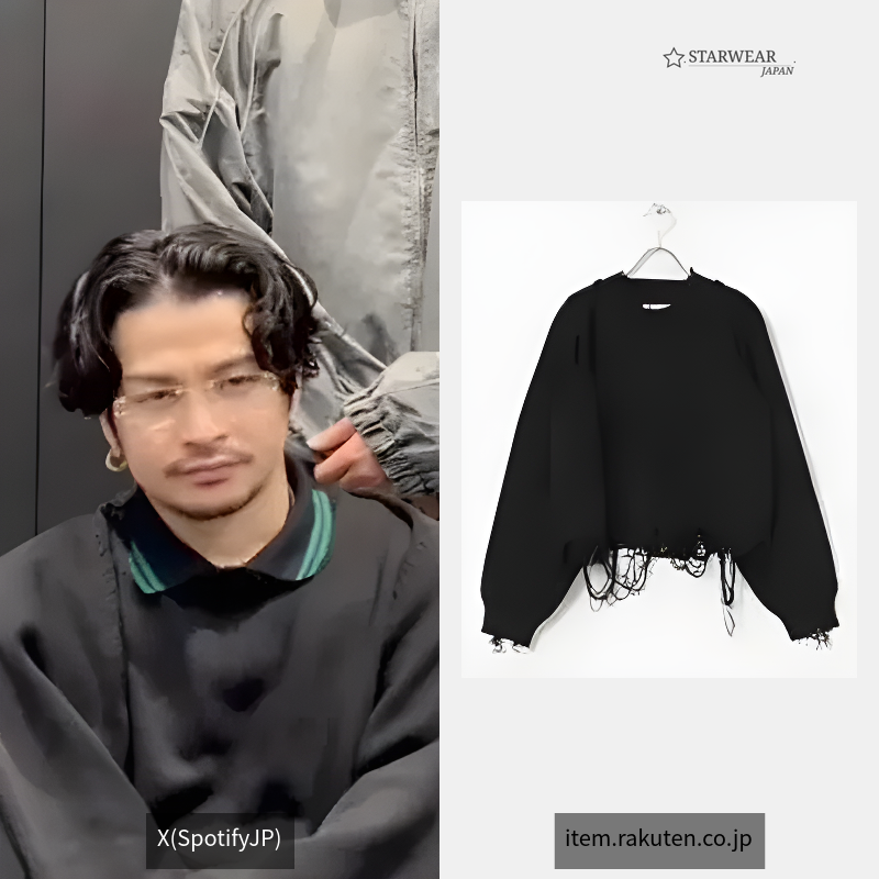 2WAY SLEEVE SWEATER