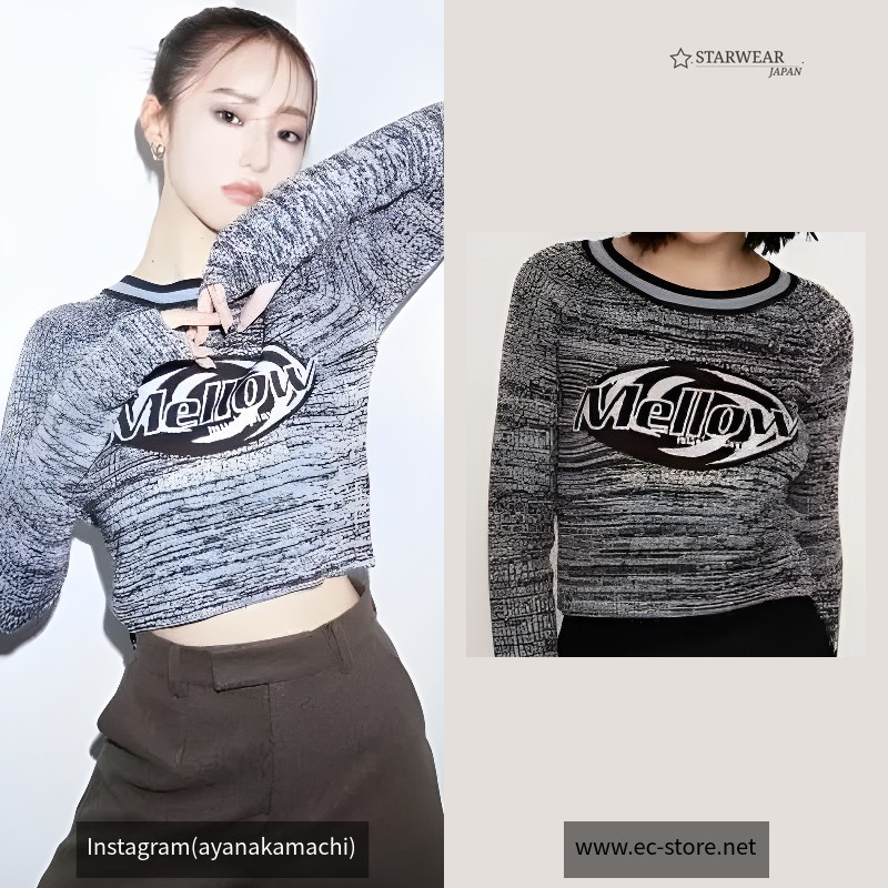 MELANGE LOGO JQ トップス