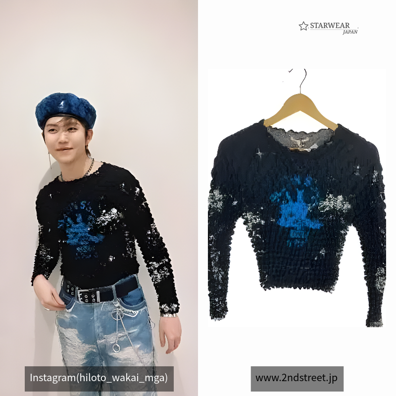 POPCORN SWEATSHIRT(BLACK)