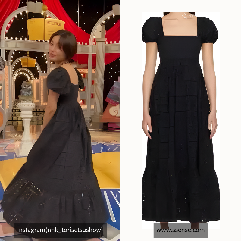 Broderie Anglaise マキシワンピース