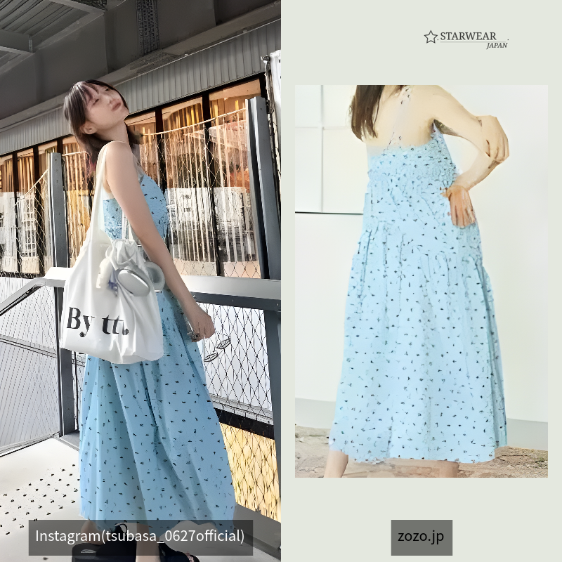 cherry long dress