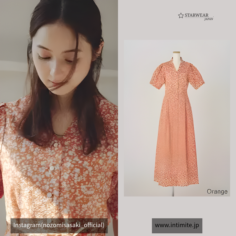 Flower Crape One-piece