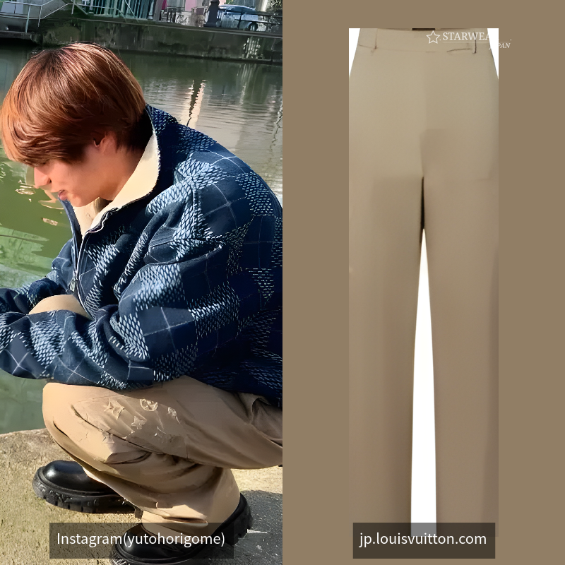 フロックコットンワークウェアパンツ