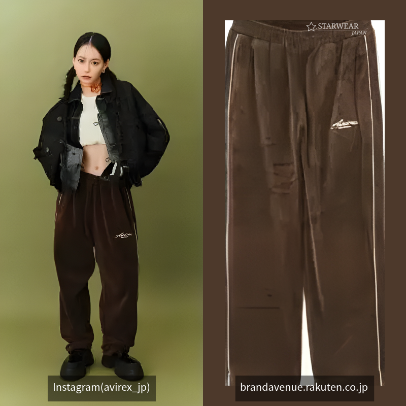 VELOUR PANTS CURSIVE LOGO / ベロア パンツ カーシヴ ロゴ