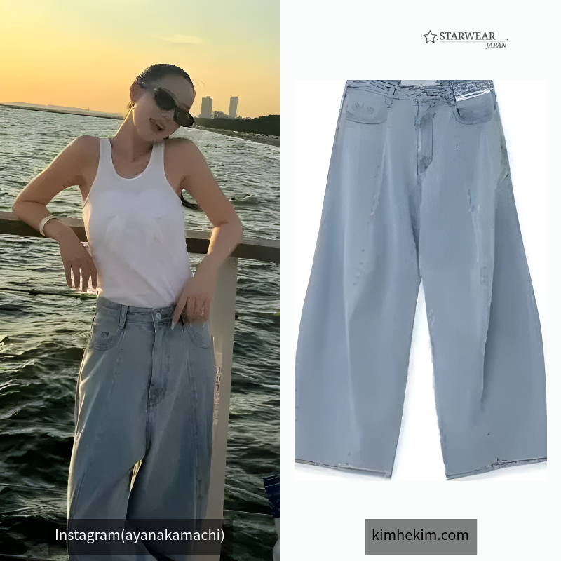BALLOON DENIM PANTS