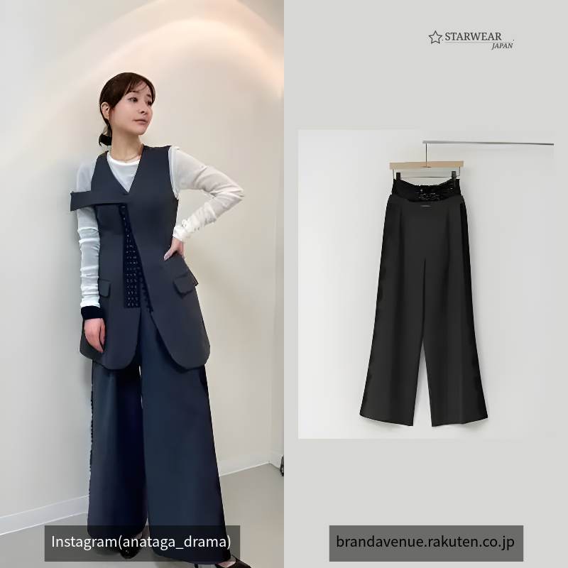 レーストリムスラックス / Lace Trim Slacks