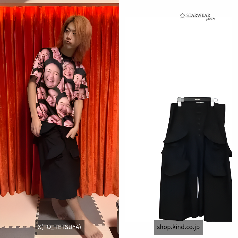 Gabardine ウールハーフパンツ