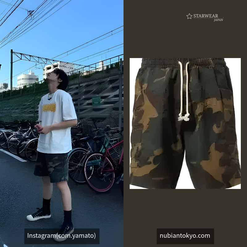 CAMO MOTO SHORTS CAMO