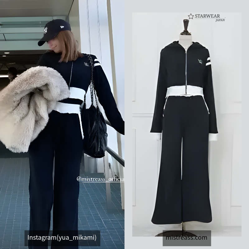 Bicolor Pile Hoodie & Long Pants