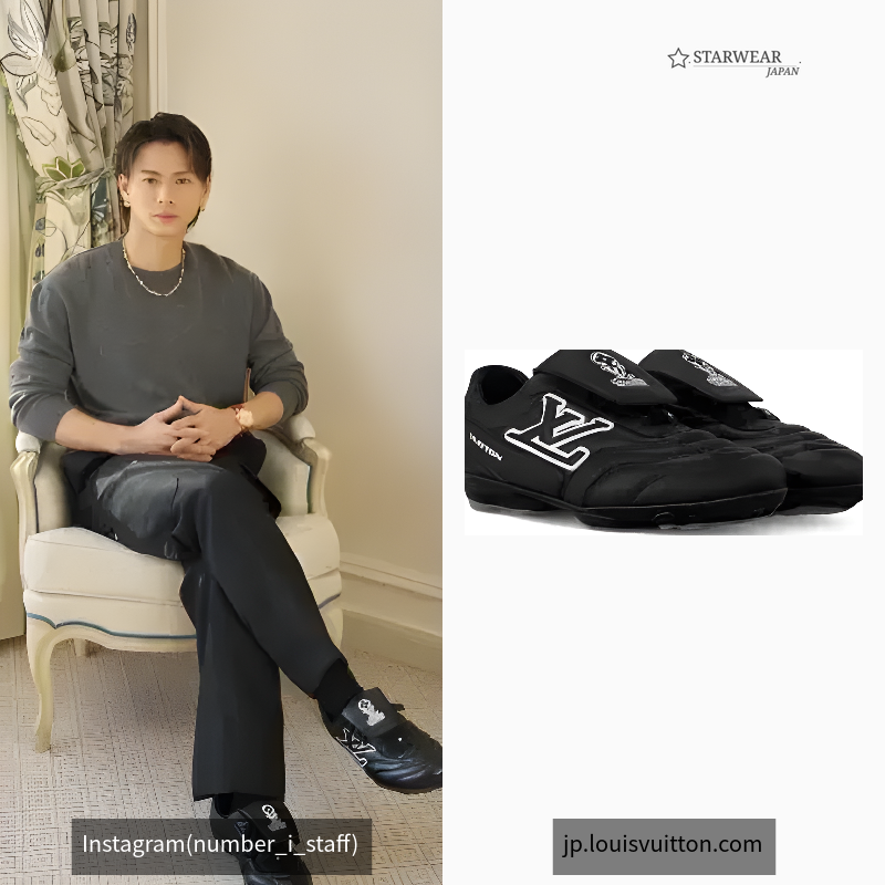 LV フットプリント サッカー スニーカー