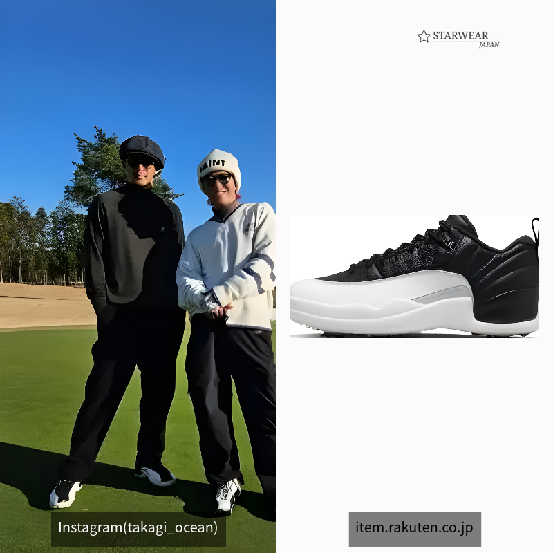 AIR JORDAN 12 LOW GOLF "PLAYOFFS"