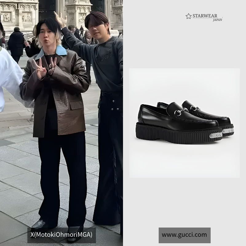 Men's Gucci Horsebit creeper loafer(参考まで)