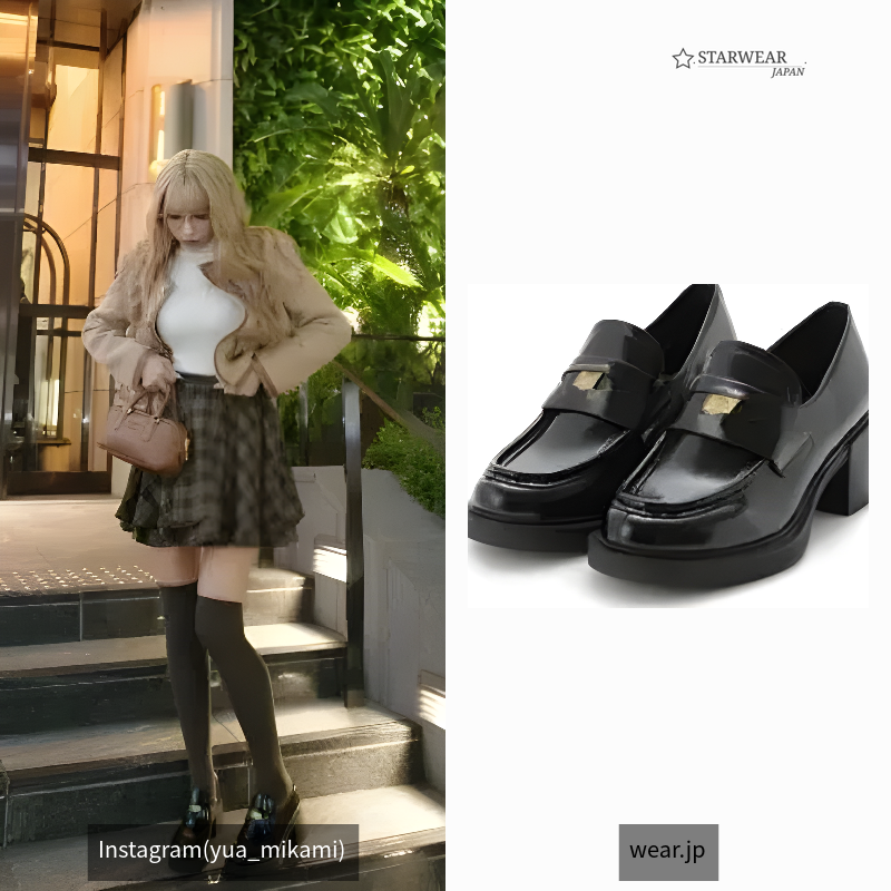 ヒールローファー