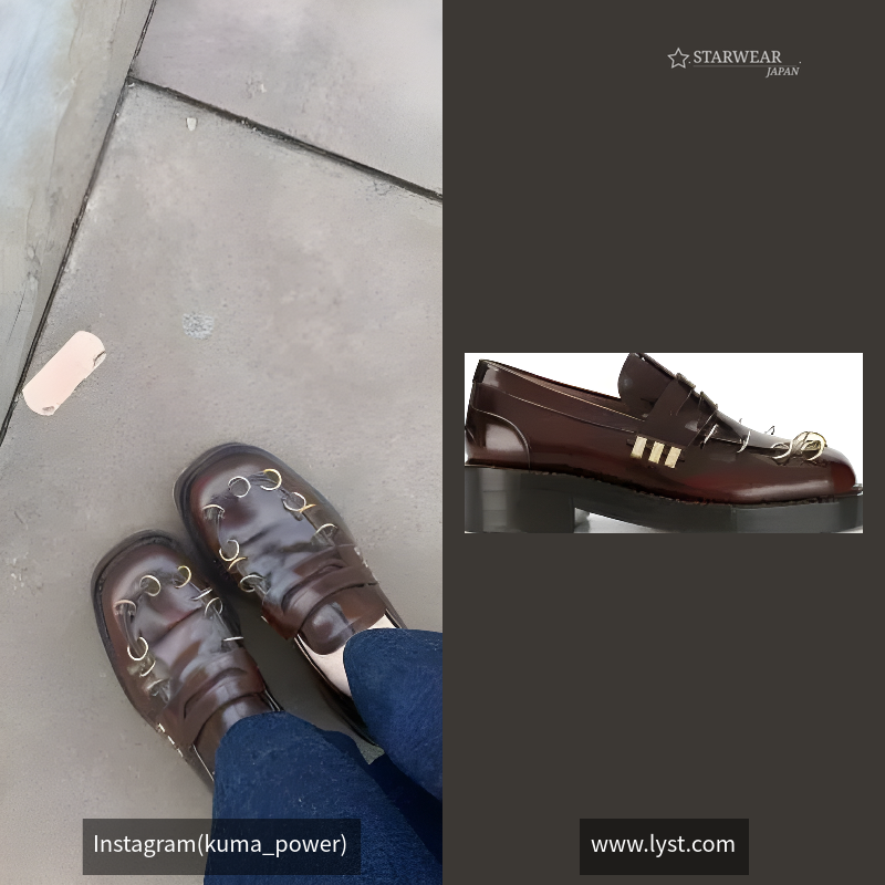 Leather flats