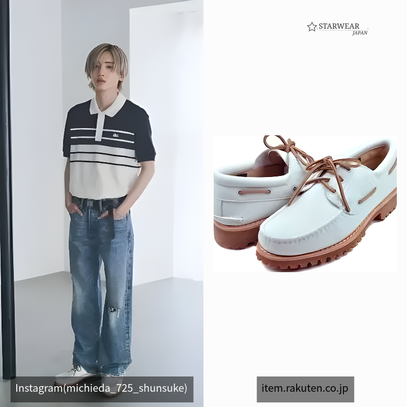 3EYE CLASSIC LUG WHITE FULL GRAIN TB 0a4149 EM2 BOAT SHOE