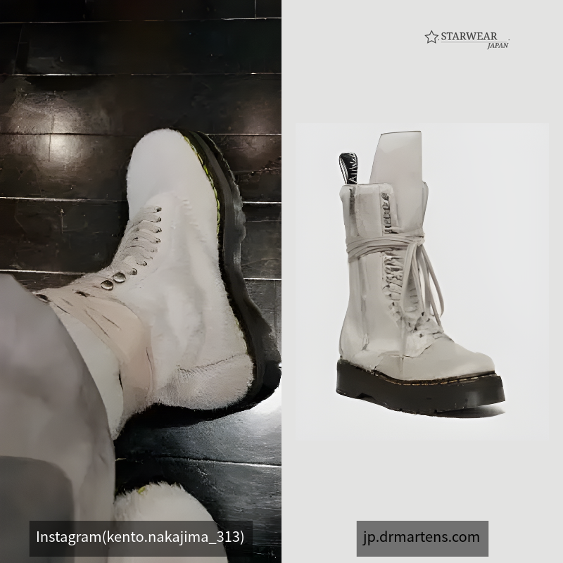 1918 RICK OWENS 18 ホール ブーツ